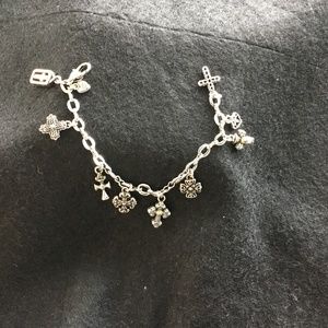 Brighton Eternity Cross Bracelet